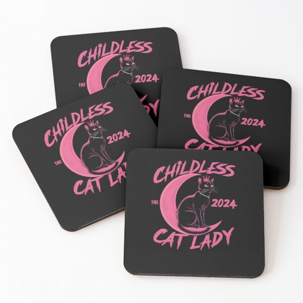 Item preview, Childless Cat Lady 2024 Kamala Harris designed and sold by TahfahTk.