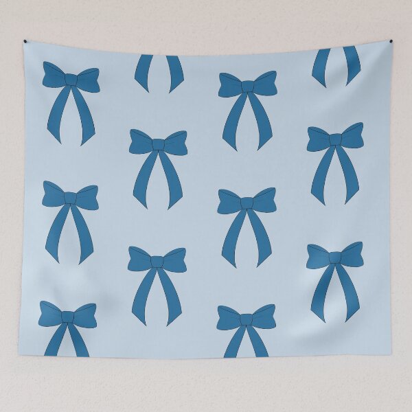 Item preview, blue bow designed and sold by Spiraltv.