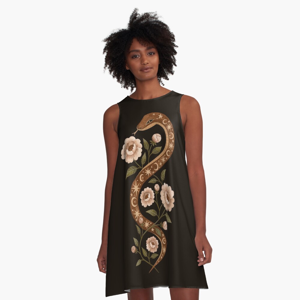Serpent spells A-Line Dress