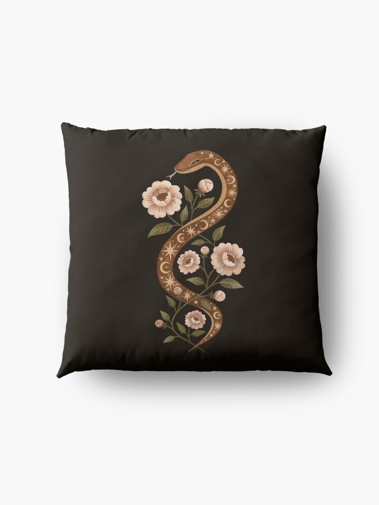 Alternate view of Serpent spells Floor Pillow