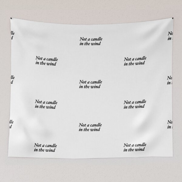 Item preview, Not a candle in the wind designed and sold by rainmatthews.