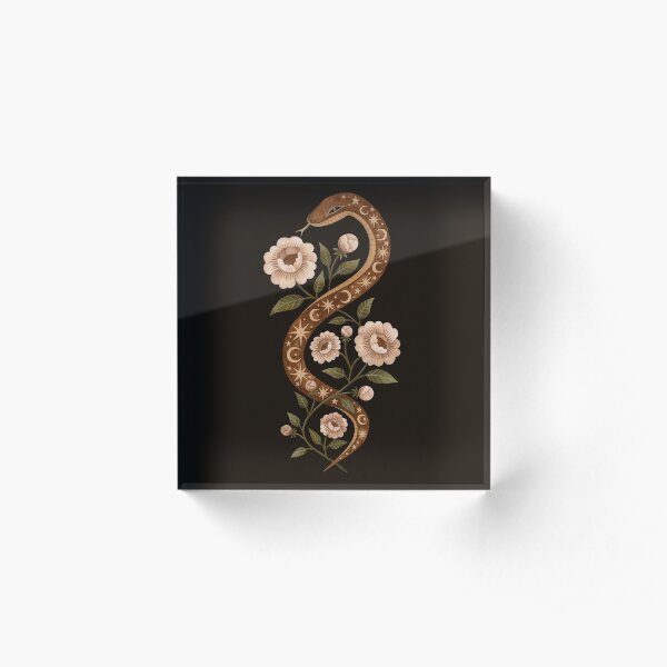 Serpent spells Acrylic Block