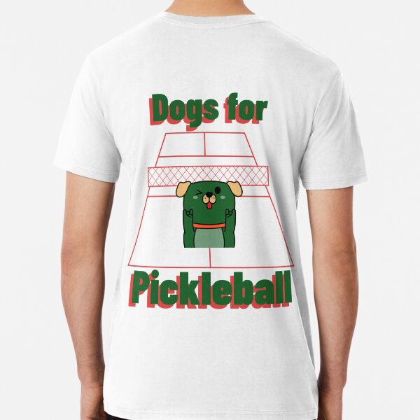 Item preview, Pickle Ball court Dog included T-Shirt designed and sold by VBRIdesings.
