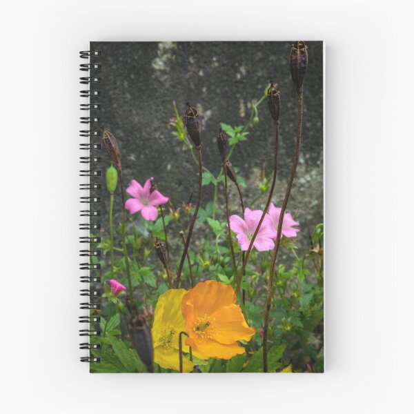 Item preview, Yellow poppy and pink Geranium designed and sold by jasminewang.