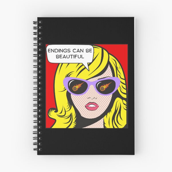 Item preview, Pop art girl watching an asteroid designed and sold by T&C Finesse.