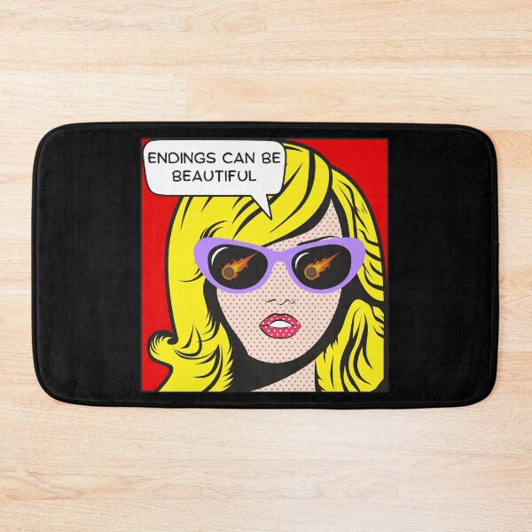 Item preview, Pop art girl watching an asteroid designed and sold by T&C Finesse.