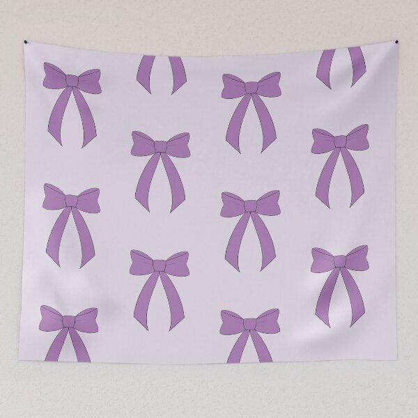 Item preview, purple bow designed and sold by Spiraltv.