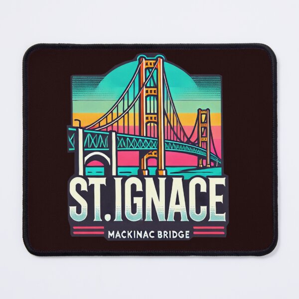 Item preview, St. Ignace Mackinac Bridge Upper Peninsula designed and sold by bzdeb.