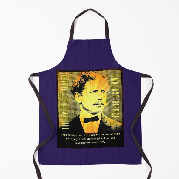 Item preview, Ambrose Bierce quote: HAPPINESS, n. An agreeable sensation arising from contemplating the misery of another. designed and sold by artbleed.