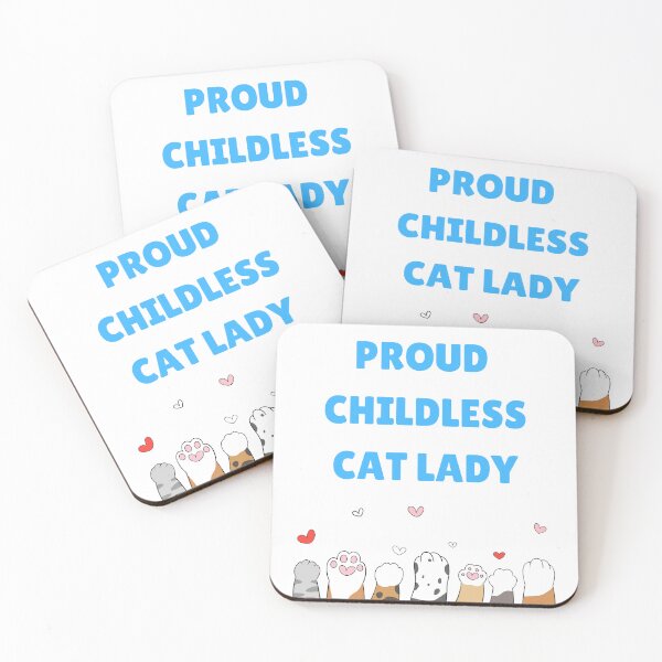 Item preview, Proud Childless Cat Lady  designed and sold by imaginationcat.