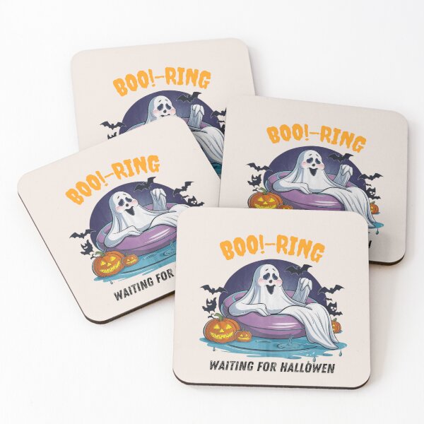 Item preview, Funny Ghost Bored Waiting for Halloween Humor designed and sold by MadidiD.