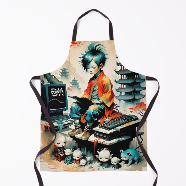 Item preview, Traditional Chinese retro computing vs modern tablet designed and sold by Donny-K.