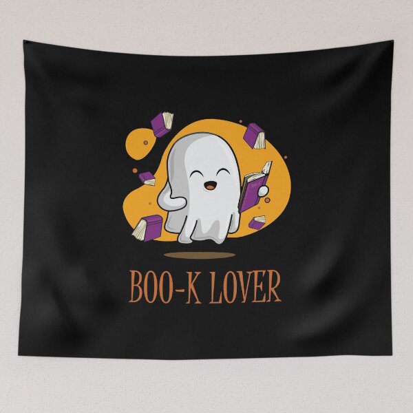 Item preview, Book Lover Halloween Ghost designed and sold by DuxDesigns.