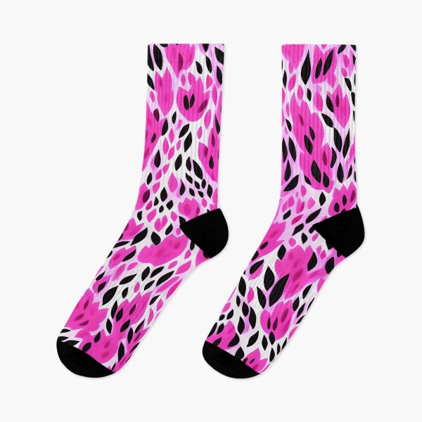 Item preview, Hot Pink Abstract Floral Ditzy Pattern for Modern Feminine Eclectic Maximalist Vibrant Decor designed and sold by kathrynchill.