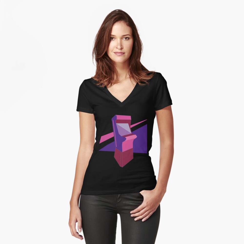 Item preview, Fitted V-Neck T-Shirt designed and sold by WBArtwork.