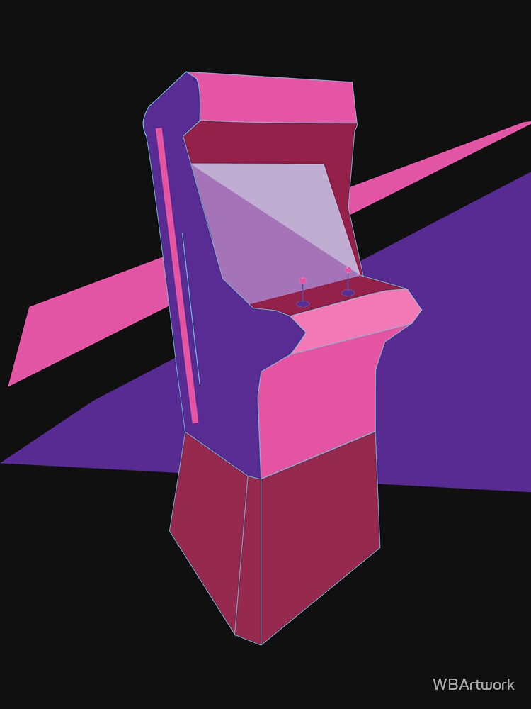 Thumbnail 7 of 7, Classic T-Shirt, 80s 90s Retro Arcade designed and sold by WBArtwork.