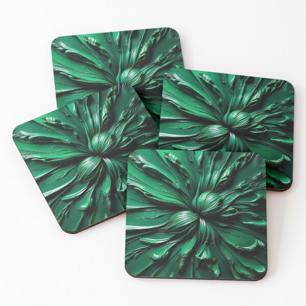 Item preview, Emerald Explosion of Paint designed and sold by Designial.