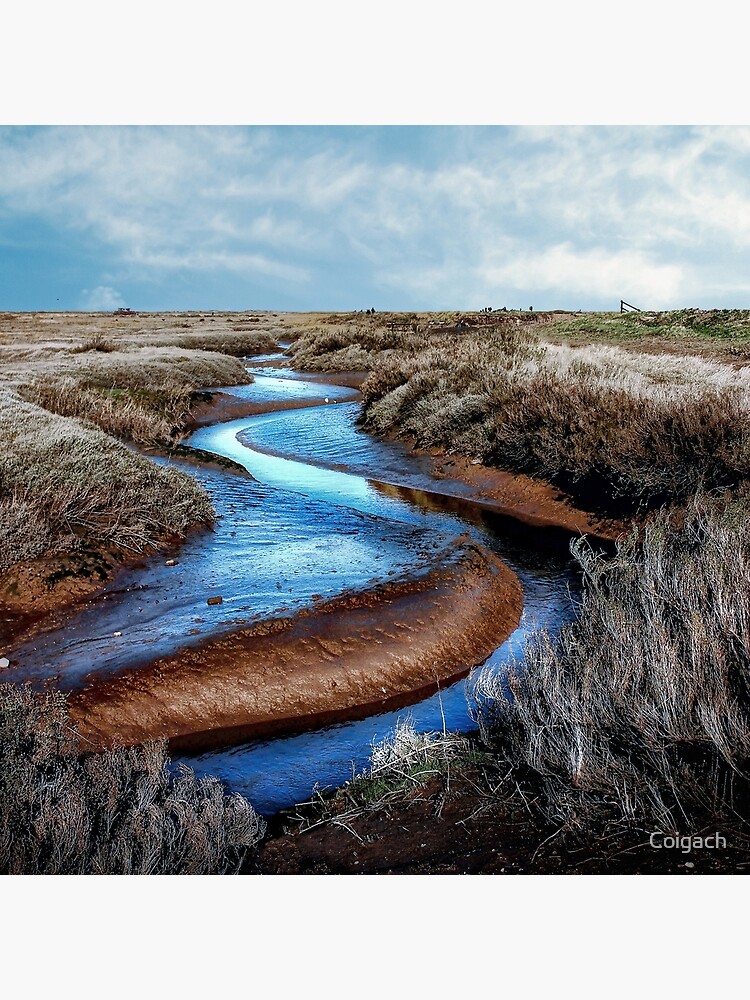 Thumbnail 7 of 7, Framed Art Print, SNAKE: RIVER GLAVEN - BLAKENEY, NORFOLK UK designed and sold by Coigach.