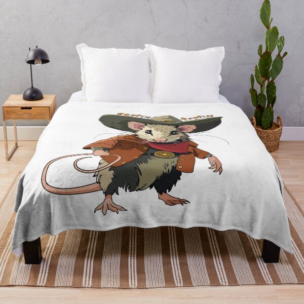 Item preview, Opossum cowboy - Rootin tootin sheriff designed and sold by SheboahArt.