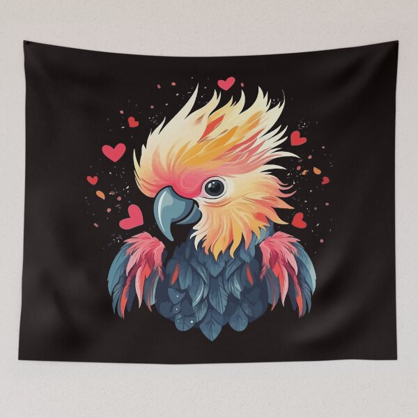 Item preview, Cockatoo Valentine designed and sold by creativellashop.