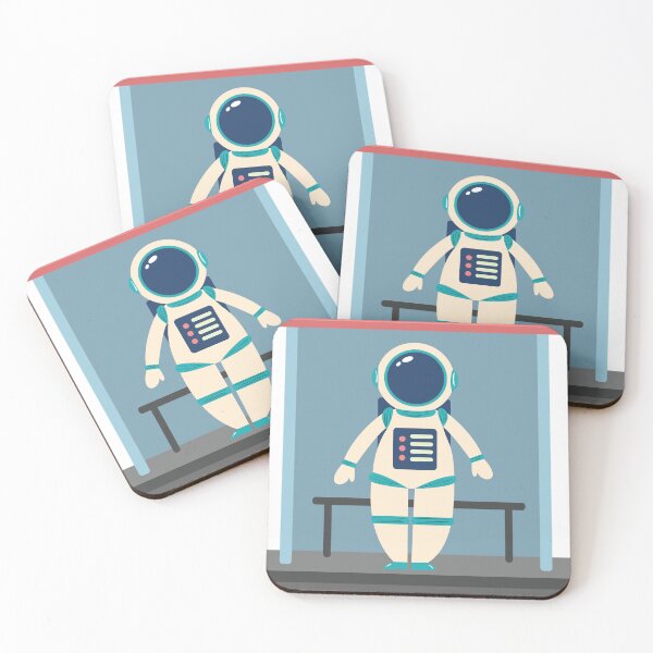 Item preview, Astronaut Waiting at Bus Stop designed and sold by TomxDesign.