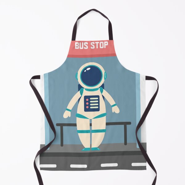 Item preview, Astronaut Waiting at Bus Stop designed and sold by TomxDesign.