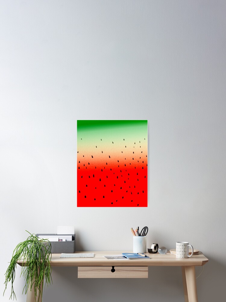 Thumbnail 2 of 3, Poster, JUICY WATERMELON! designed and sold by Rica2000.