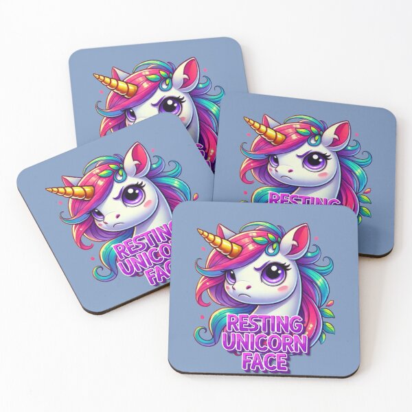 Item preview, Resting Unicorn Face - Tara designed and sold by 3DAF.