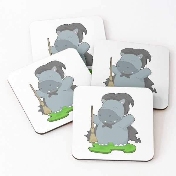 Item preview, Hippo Halloween Witch designed and sold by Snabdesign84.