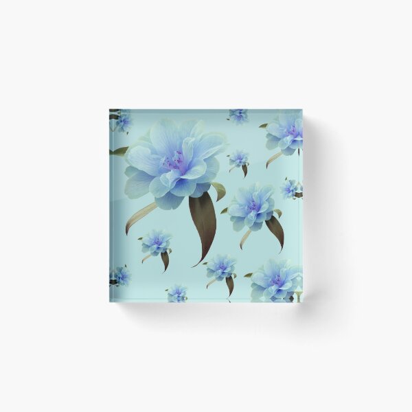 Item preview, Blue Floral Dream #1 #decor #art designed and sold by Anita's & Bella's Art.