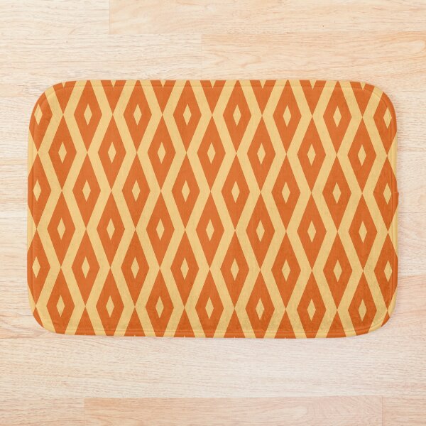 Item preview, Patrón de diamantes naranja retro designed and sold by SJ-Merch.