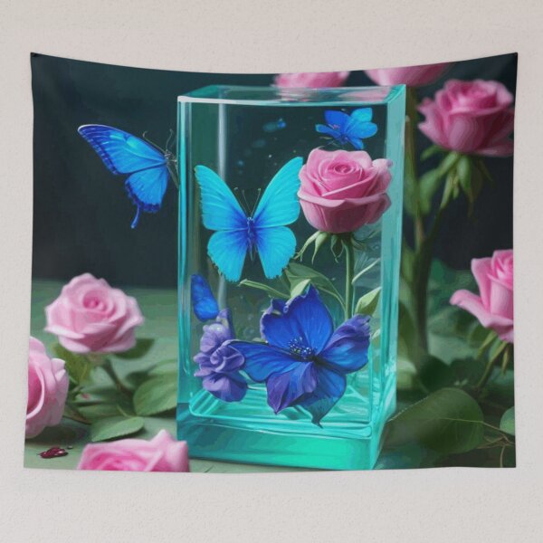 Item preview, Roses and butterflies designed and sold by DimitraMimika.