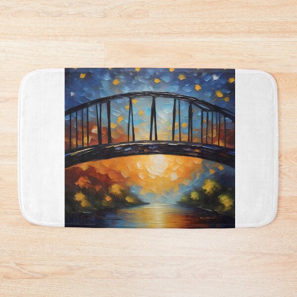 Item preview, Bridge At Sundown C Portrait designed and sold by Oldetimemercan.