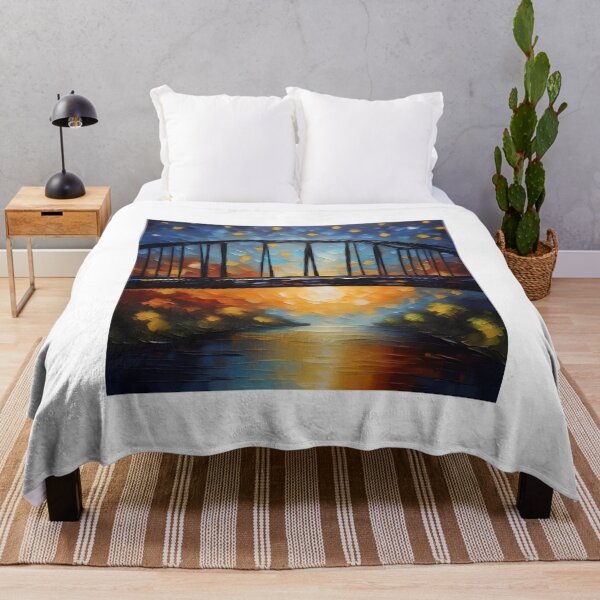 Item preview, Bridge At Sundown C Portrait designed and sold by Oldetimemercan.