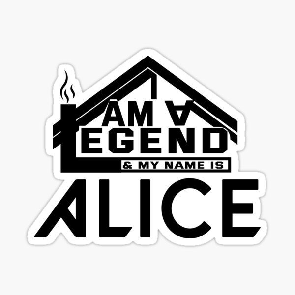 Artikel-Vorschau von Ich bin eine Legende und mein Name ist Alice (ich bin legendär), designt und verkauft von koreatvtea.