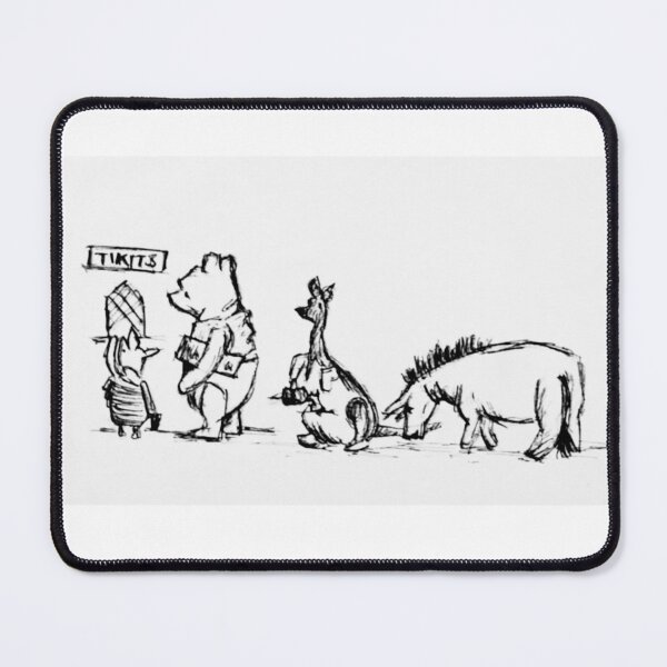 Item preview, Pooh and his gang in line. designed and sold by jamiestarr.