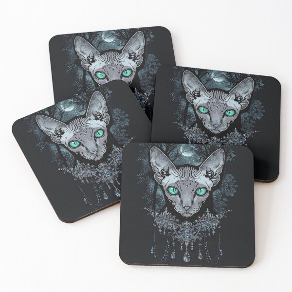 Item preview, Spooky Sphynx Cat designed and sold by Nocturne  Paws.