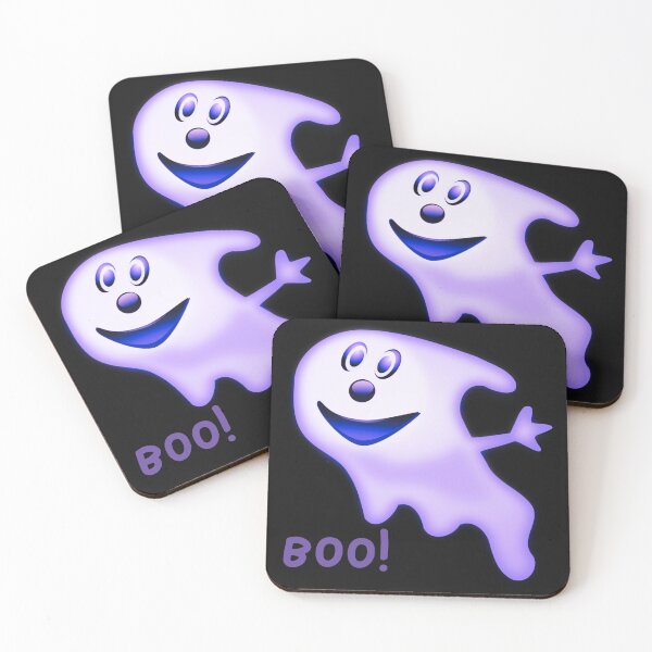 Item preview, Fun Halloween Purple Ghost, designed and sold by Sch1Stickers.