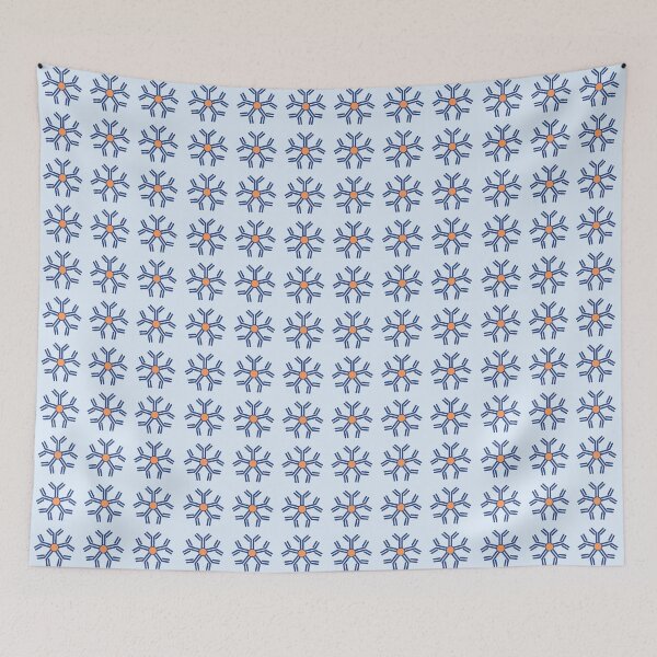 Item preview, IgE Antibody pattern - Blue designed and sold by MicroMarket.