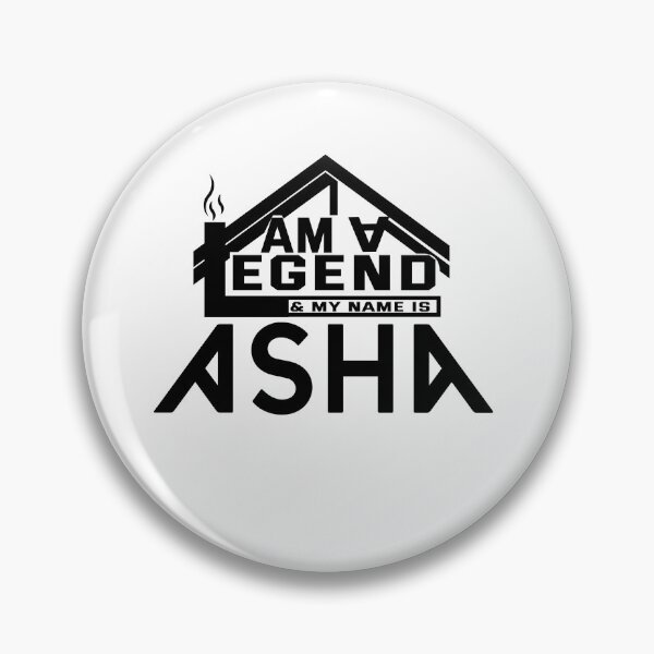 Item preview, I Am a Legend: Custom Name Design for Asha   designed and sold by koreatvtea.