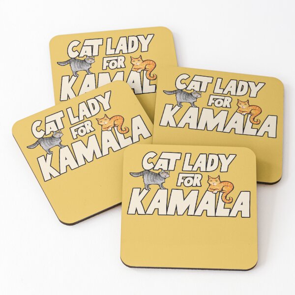 Aperçu de l'œuvre Chat Dames pour Kamala 2024 chats pour Kamala créée et vendue par FrictionMaxxing.