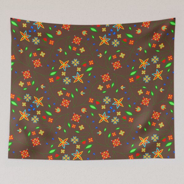 Item preview, Brown Floral designed and sold by Niibidoon.