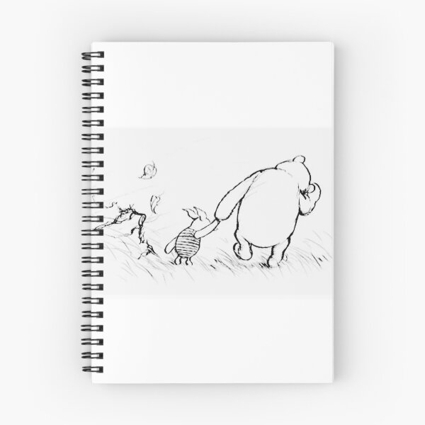 Item preview, Pooh and Piglet walking in the wind. designed and sold by jamiestarr.