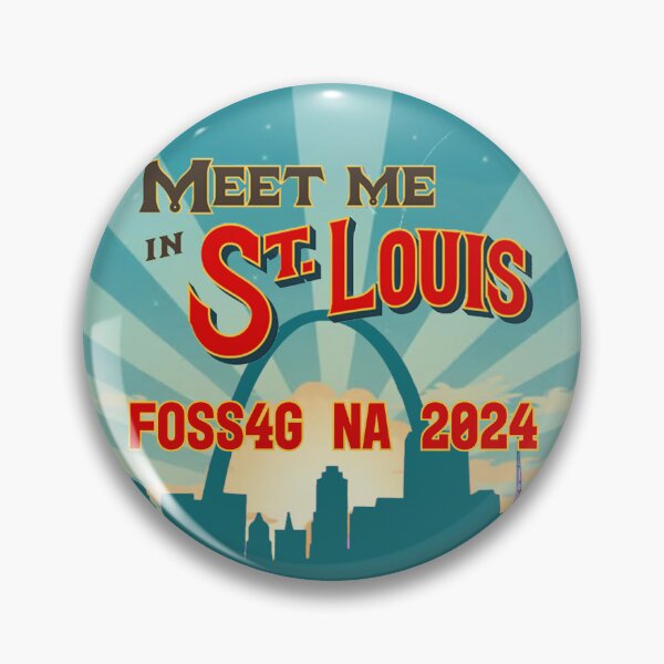 Item preview, FOSS4GNA 2024 Meet Me in St Louis designed and sold by FOSS4GNA.