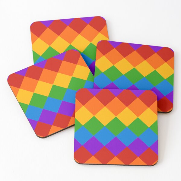 Item preview, Rainbow of Diamonds Pattern designed and sold by SJ-Merch.