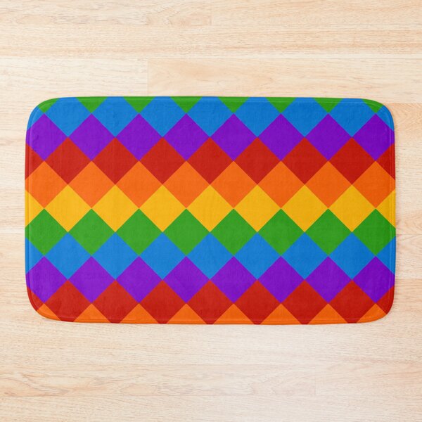 Item preview, Rainbow of Diamonds Pattern designed and sold by SJ-Merch.