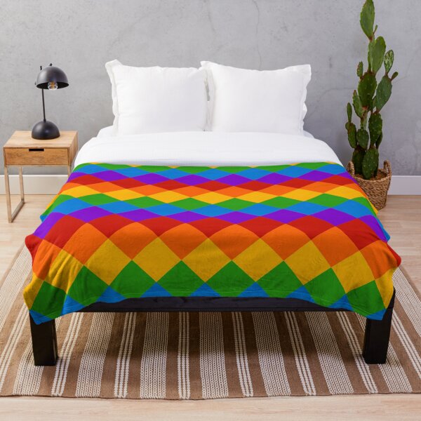 Item preview, Rainbow of Diamonds Pattern designed and sold by SJ-Merch.