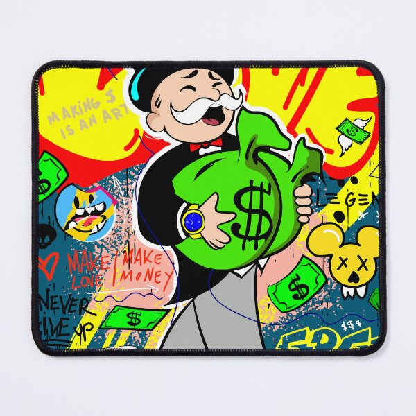 Item preview, Monopoly Man's Joyful Fortune designed and sold by DonVivaldo.