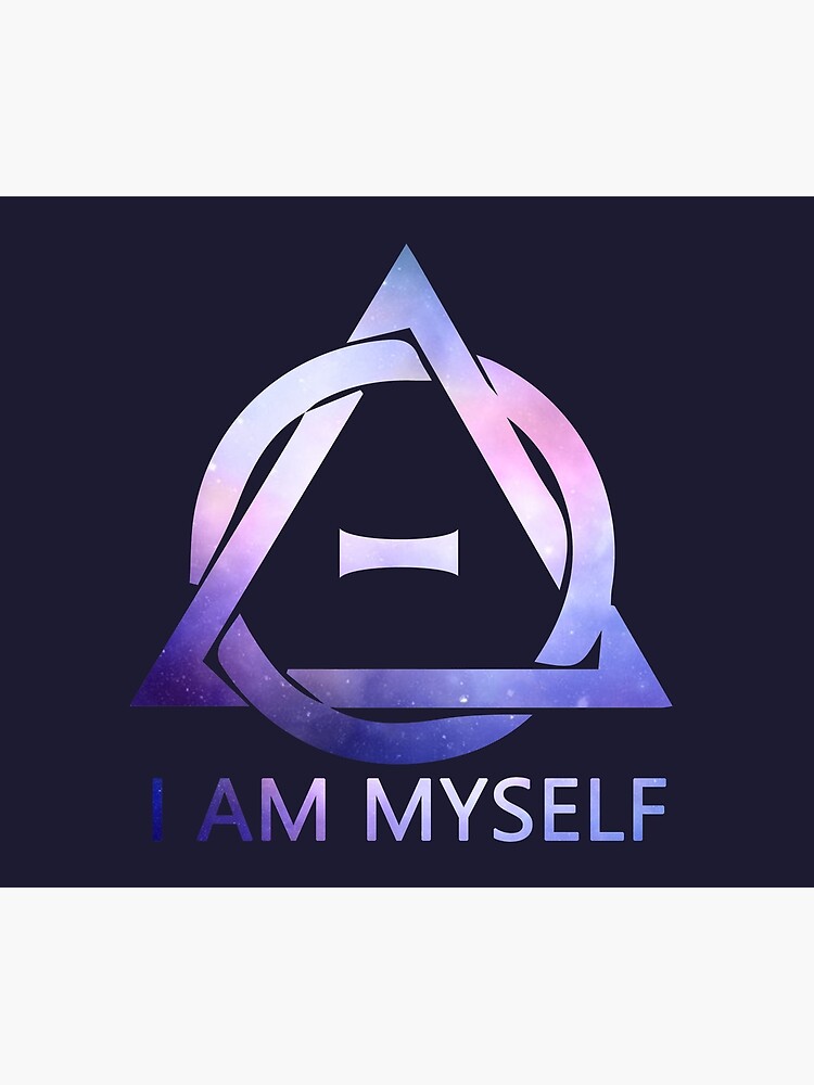 Theta-Delta Therian Symbol Therianthropy GALAXY I AM MYSELF Tapestry for  Sale by PD Therian