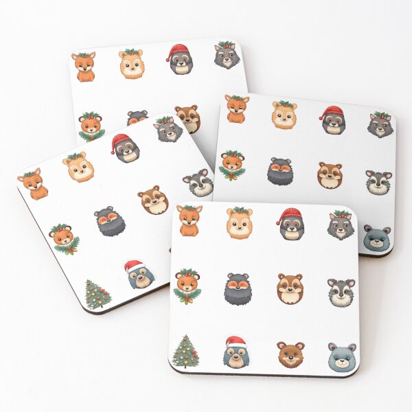 Item preview, Christmas Woodland Animals designed and sold by MixinMadness.